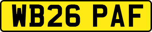 WB26PAF
