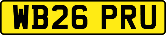 WB26PRU