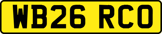 WB26RCO
