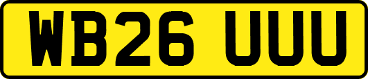 WB26UUU