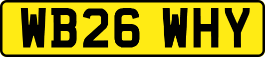 WB26WHY