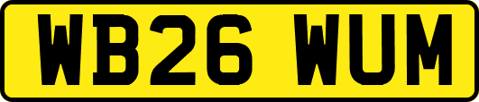 WB26WUM