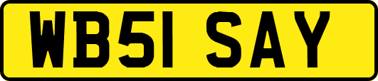 WB51SAY