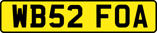 WB52FOA