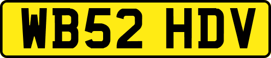 WB52HDV