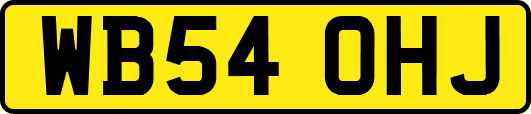 WB54OHJ