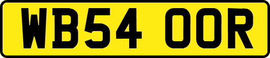 WB54OOR