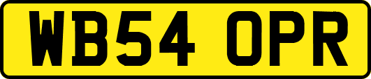 WB54OPR