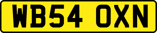 WB54OXN