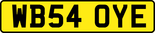 WB54OYE