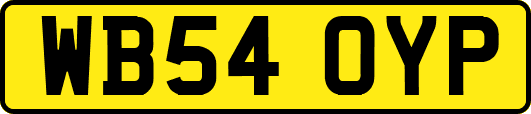 WB54OYP