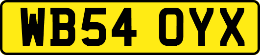 WB54OYX