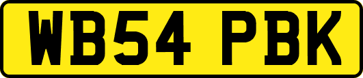 WB54PBK