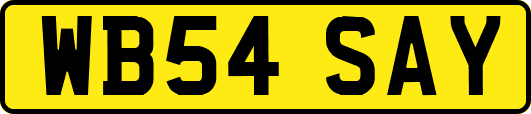 WB54SAY