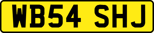WB54SHJ