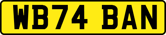 WB74BAN