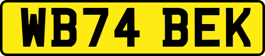 WB74BEK