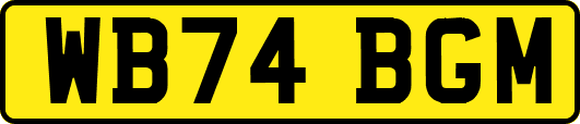 WB74BGM