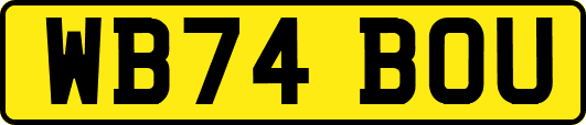 WB74BOU