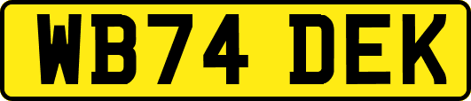 WB74DEK