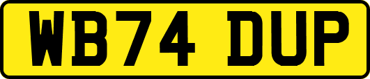 WB74DUP