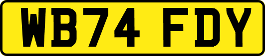 WB74FDY