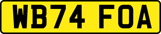 WB74FOA