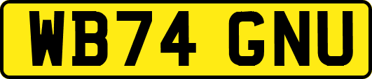 WB74GNU