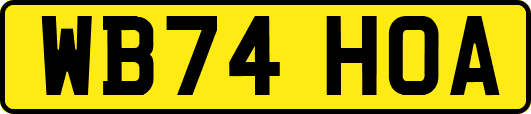 WB74HOA