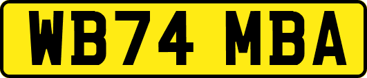 WB74MBA