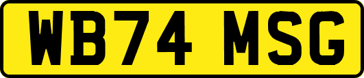 WB74MSG