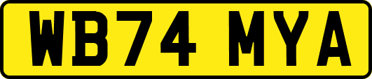 WB74MYA