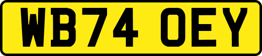 WB74OEY