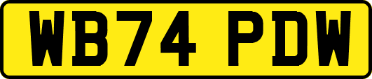 WB74PDW