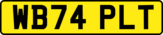 WB74PLT