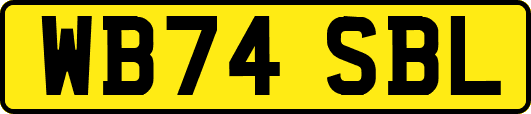 WB74SBL