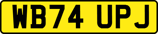 WB74UPJ