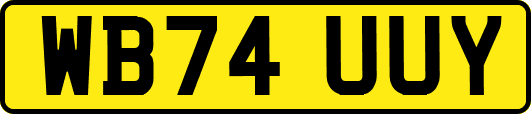 WB74UUY