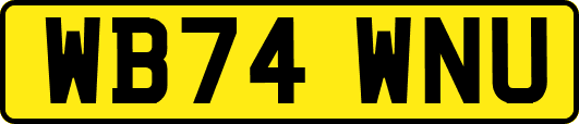 WB74WNU