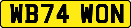 WB74WON