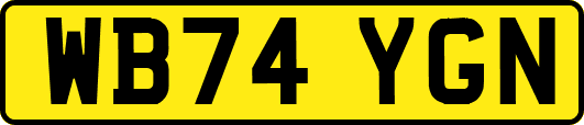 WB74YGN