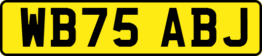 WB75ABJ