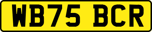 WB75BCR