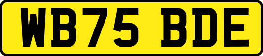 WB75BDE