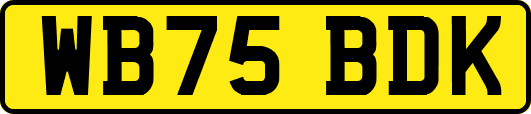 WB75BDK