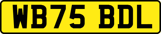 WB75BDL