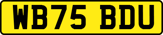 WB75BDU