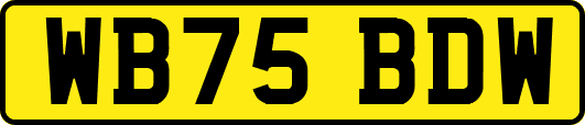 WB75BDW