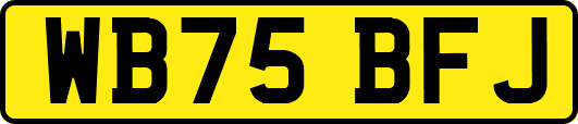 WB75BFJ