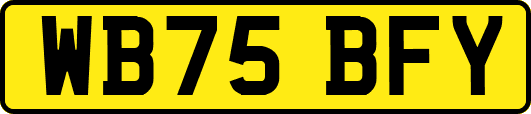 WB75BFY